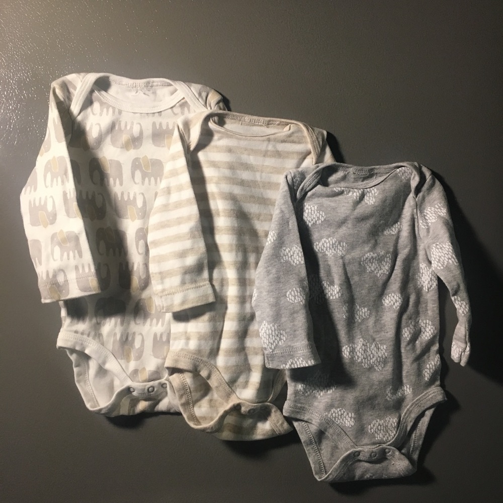 Lot of 3 Baby One Pieces